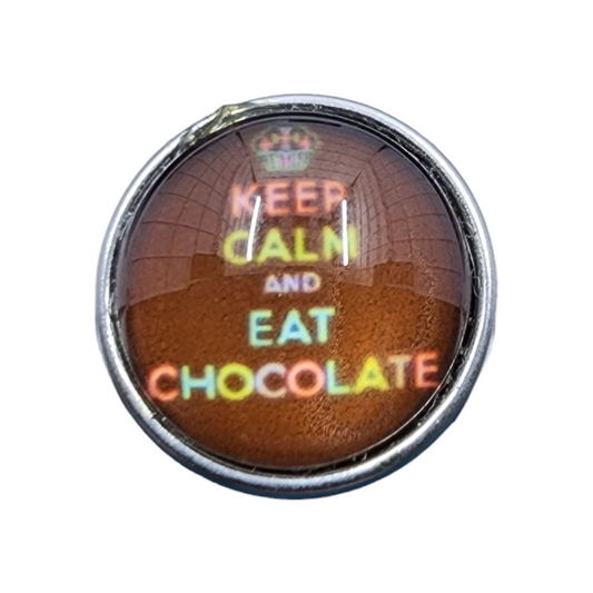 Saying "Keep Calm and Eat Chocolate" Snap