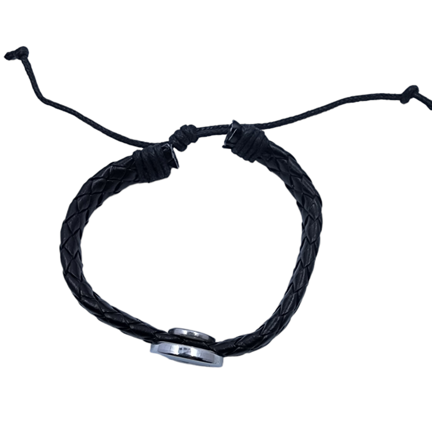 Black Woven Adjustable Bracelet