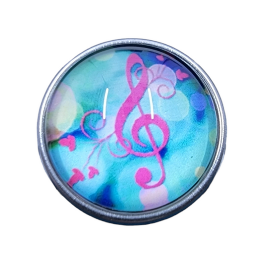 Multicolor Treble Clef Snap