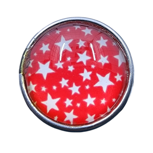 Red and White Stars Snap